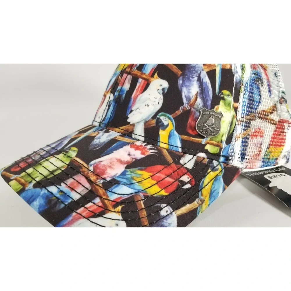 Nick Graham Trucker Parrot Head‎ (Buffet Margaritaville Style) Baseball Cap Hat